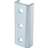 Global Industrial U Fitting, EG, 3 hole, 5 3/8" for 1-5/8" X 1-5/8" channel - Pkg Qty 4