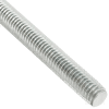 Global Industrial 1/4-20 x 6 feet, Threaded Rod - Zinc Plated Carbon Steel - Pkg Qty 6