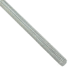 Global Industrial 1/2-13 x 6 feet, Threaded Rod - Zinc Plated Carbon Steel - Pkg Qty 6