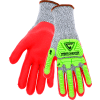 R2 FLX Knuckle Protection Gloves 713SNTPRG/M, Red, Medium - Pkg Qty 12