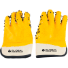 Global Industrial PVC Chip Safety Gloves, Yellow