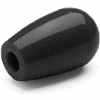 J.W. Winco EN719.2 Technopolymer Domed Gear Lever Knob W/Press-On 26mm Diameter 42mm Length 8