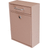 Mail Boss Epoch Wall Mount Locking Drop Box 7419 11-1/4"W x 4-3/4"D x 16-1/4"H Tan