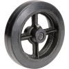 8" x 2" Mold-On Rubber Wheel - Axle Size 3/4"