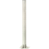 Global Industrial™ 81"H Steel Post with Fixed Base and Power Outlets - Beige