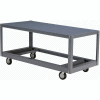 Global Industrial™ Portable Steel Table 1 Shelf 36x24 1200 Lb. Capacity Unassembled