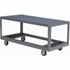 Global Industrial™ Portable Steel Table w/1 Shelf, 1200 lb. Capacity, 36"L x 24"W x 30"H