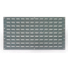 Global Industrial Louvered Wall Panel Without Bins 18x19 Gray - Pkg Qty 4