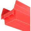 Shelf Bin Nestable4 -1/8"W X 17-7/8"D X 4"H Red