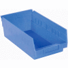Akro-Mils Plastic Nesting Storage Shelf Bin 30130 - 6-5/8"W x 11-5/8"D x 4"H Blue - Pkg Qty 12
