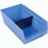 Akro-Mils Shelf Bin Divider 40120 For 4"W x 4"H Shelf Bins, Black, Price Pack of 24