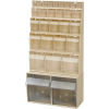 4 Compartment Tilt Out Bin - Easily Stacks for Additional Storage