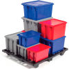 Akro-Mils Shipping Container With Lid - Available in Different Colors and Sizes
