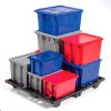 Shipping Containers, Shipping Totes, Plastic Containers, Storage Containers, Stack Nest Totes Available in Different Colors and Sizes