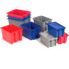 Shipping Containers, Shipping Totes, Plastic Containers, Storage Containers, Stack Nest Totes Available in Different Colors and Sizes