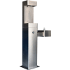 Global Industrial™ Outdoor Drinking Fountain with Bottle Filler, Stainless