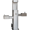 Global Industrial Outdoor Bottle Filler w/Bi-Level Drinking Fountain & Pet Station, Stainless
