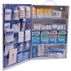 Global Industrial First Aid Kit, 100-150 Person, ANSI Compliant, 4 Shelf Steel Cabinet