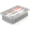 Optional Lid with Grid Boxes, Dividable Containers, Dividable Grid Boxes, Grid Box, Modular Plastic Boxes, Modular Boxes
