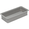 Dandux Dividable Stackable Plastic Box 50P0224050 -  24"L x 11"W x 5"H, Gray