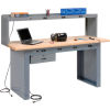 Panel Leg Workbench With Fixed Height Legs
																			