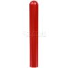 Eagle Ribbed Bollard Post Sleeve 4" Red, 1732-RD