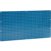 Global Industrial™ Heavy Duty Steel Pegboard 36" x 19" Blue