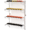 Wine Bottle Rack - Wall Mount 36 Bottle 36" x 14" x 54"