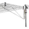 Nexel® Chrome Wall Mount Wire Shelf - Additional Level 24"W x 18"D