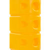 Rack Protector, Rack End Mounting, 3in x 3in Opening, 18inH, Yellow
																			