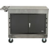 Large Flat Top Shelf Maintenance Cart with 5in Rubber Casters
																			
