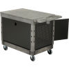 Large Flat Top Shelf Maintenance Cart with 5in Rubber Casters
																			