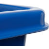 20 Bushel HDPE Plastic Box Truck - Steel Base - Blue
																			