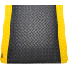 Global Industrial™ Diamond Plate Ergonomic Mat 15/16" Thick 2' x 3' Black/Yellow Border