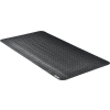 Global Industrial Diamond Plate Ergonomic Mat 15/16" Thick 2' x 4' Black
