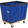 Global Industrial™ KD, 12 Bushel, Blue Vinyl Basket Bulk Truck