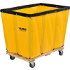 Global Industrial™ KD, 16 Bushel, Yellow Vinyl Basket Bulk Truck