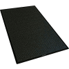 Global Industrial Scraper/Wiper Entrance Mat, 3/8" Thick, 3'Wx5'L, Charcoal Black
