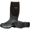 Tingley&#174; Badger Insulated Fleece-Lined Boots, Plain Toe, Midsole, Deep Lug, 17"H, Blk, Size 14