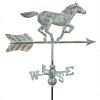 Good Directions Horse Garden Weathervane, Blue Verde Copper w/Garden Pole