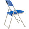 National Public Seating Plastic Folding Chair - Blue Seat/Gray Frame
																			