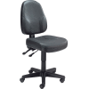 Interion® Multifunction Office Chair - Leather - Black