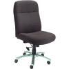 Interion® Big and Tall Chair - Fabric - High Back - Black