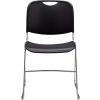 Stacking Chair - Plastic - Black
																			