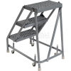 Heavy Duty Steel Rolling Ladder - 1-1/16" Diameter Tubular Steel