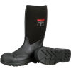 Tingley&#174; Badger Neoprene Boots, Steel Toe, Upper Rubber Sole, Steel Shank, 15"H, Blk, Size 4