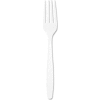 SOLO® GBX5FW-00007 Guildware Forks, Polystyrene, White, 1000/Carton