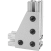 80/20 4150 10 S 4 Hole 90 Degree Angled Flat Plate, 2" L