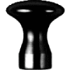 J.W. Winco GN75 Steel Waist Knob Tapped 32mm Diameter 37mm Length M8x1.25