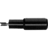J.W. Winco GN798.1 Nylon Cylindrical Revolving Handle W/Threaded Spindle 18mm Dia. 56mm L M8x1.25
